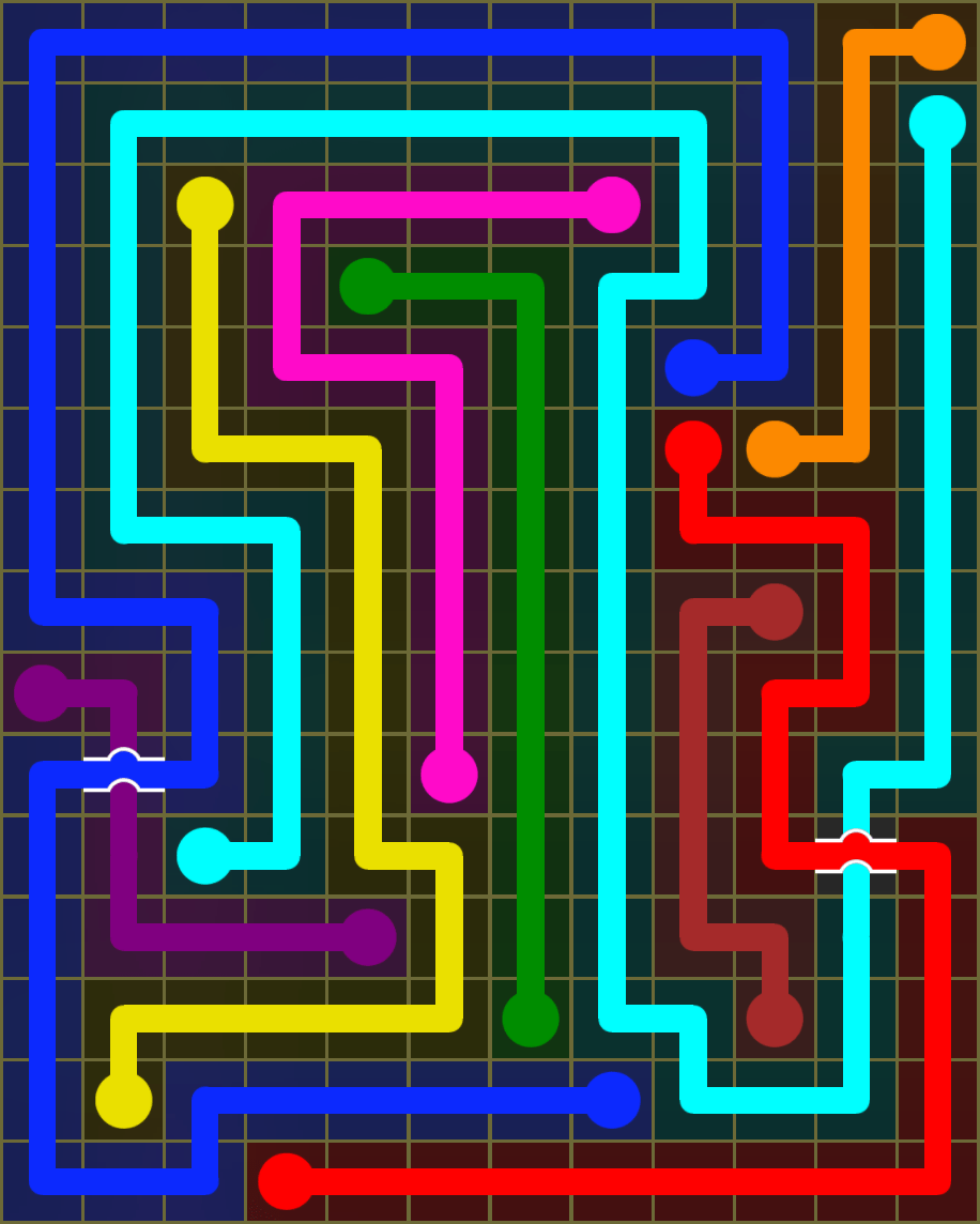Flow Free 6991 Solution