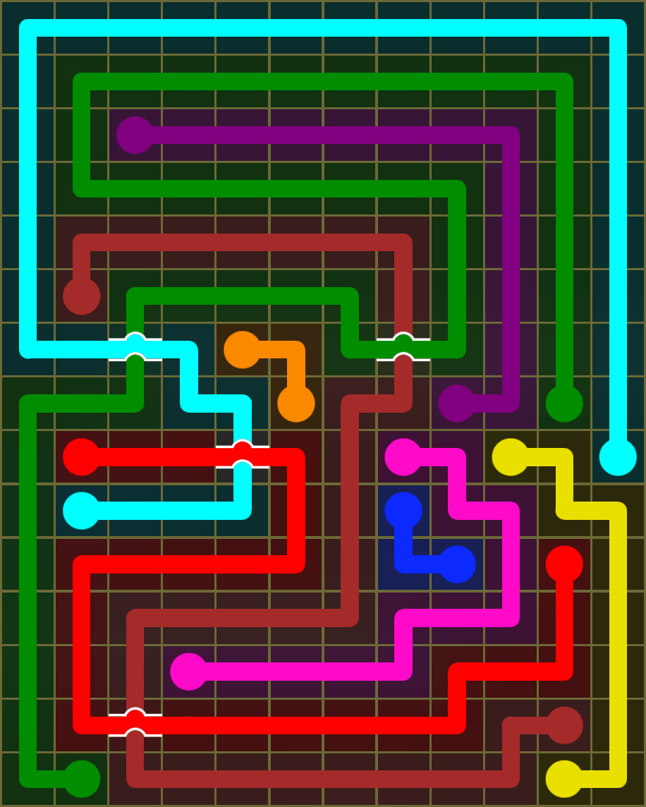 Flow Free 6992 Solution
