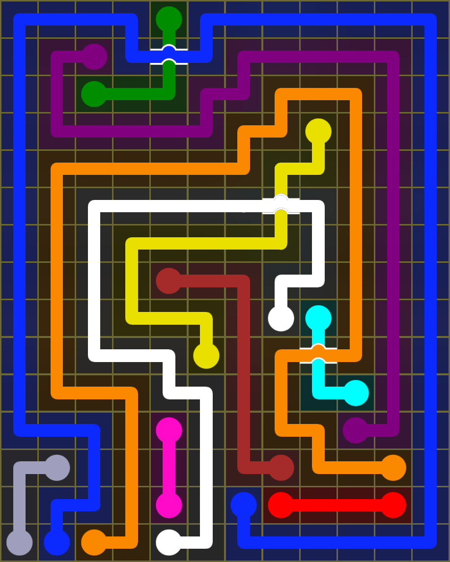 Flow Free 6618 Solution