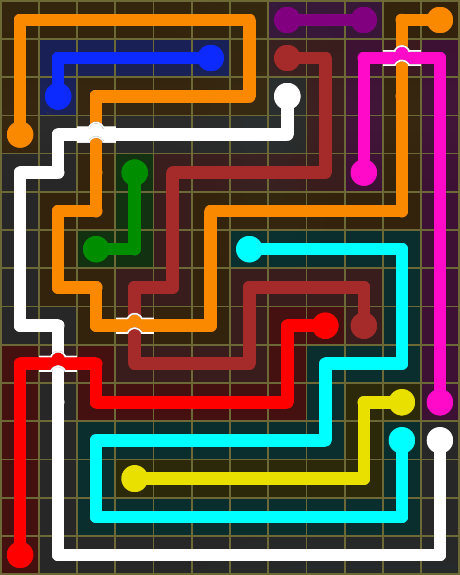 Flow Free 6622 Solution