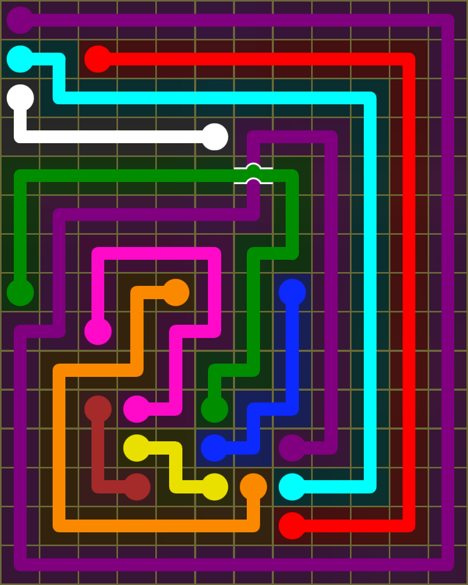 Flow Free 6623 Solution