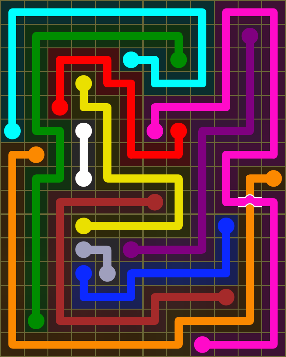 Flow Free 6633 Solution