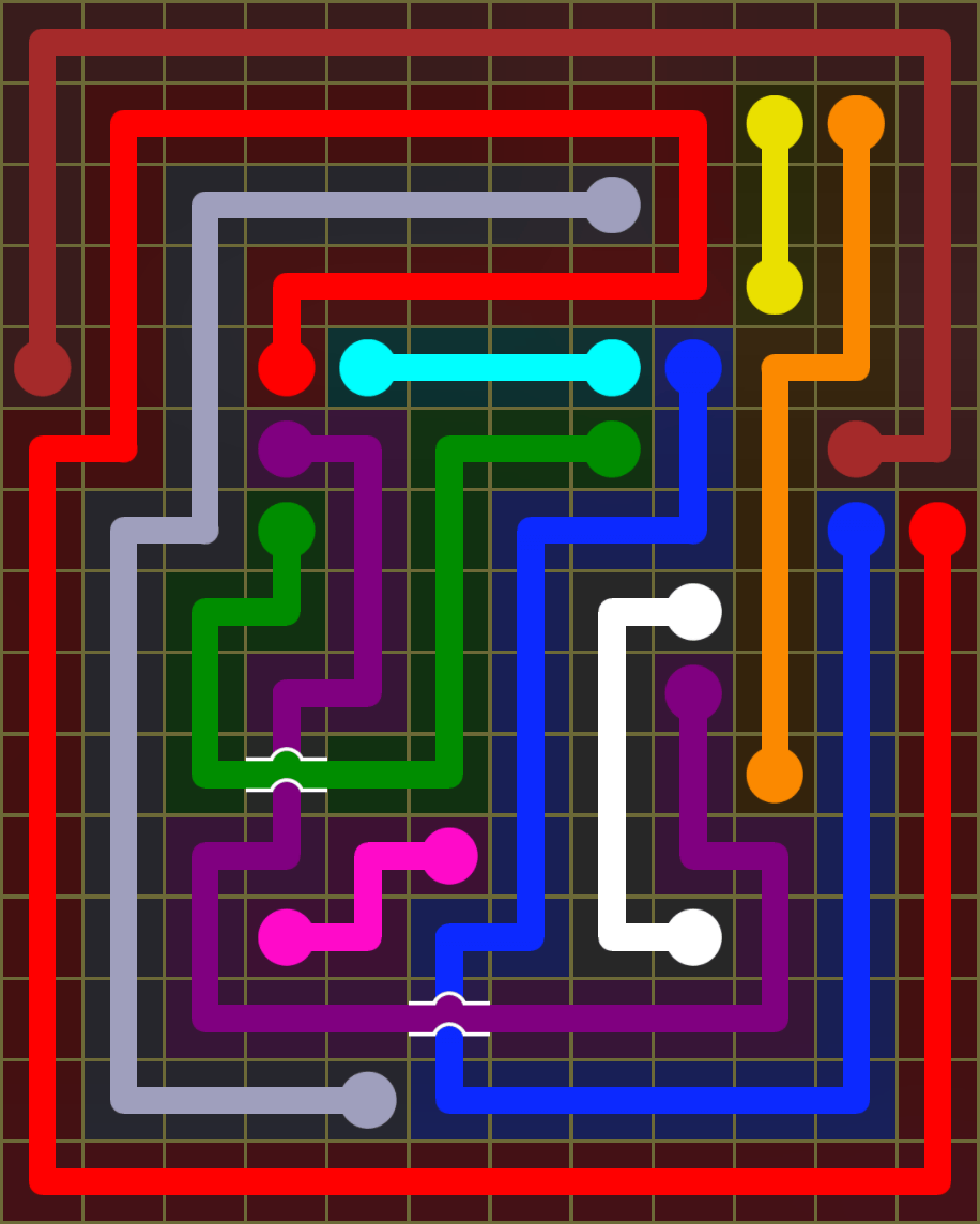 Flow Free 6643 Solution