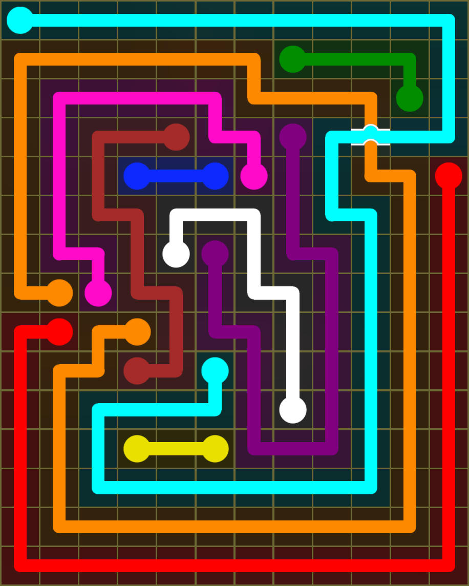 Flow Free 6647 Solution