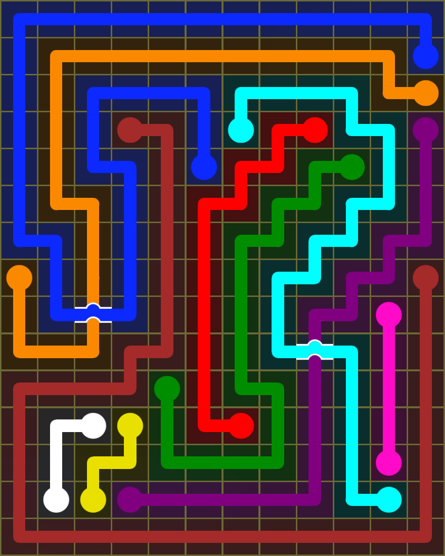 Flow Free 6651 Solution
