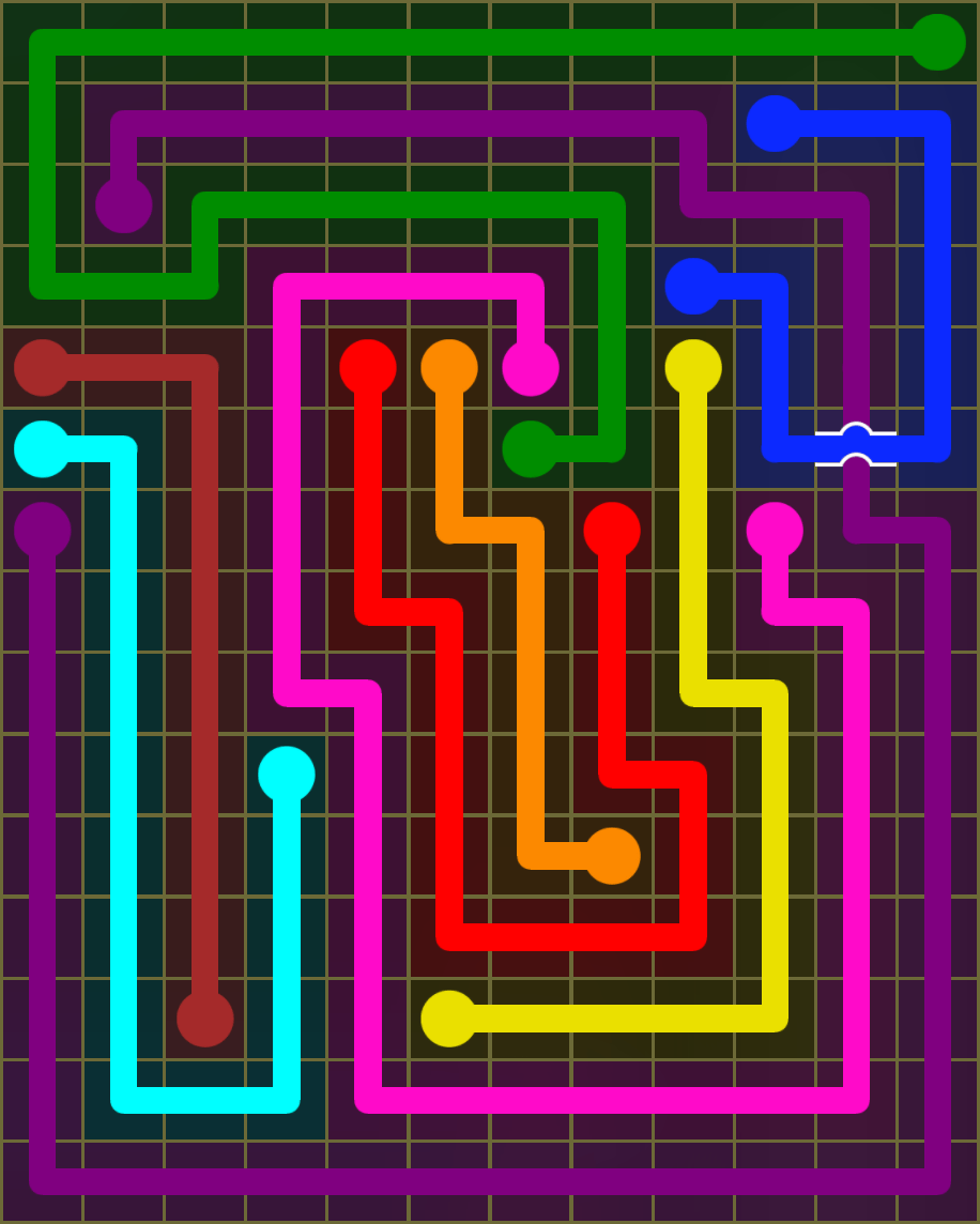 Flow Free 6653 Solution
