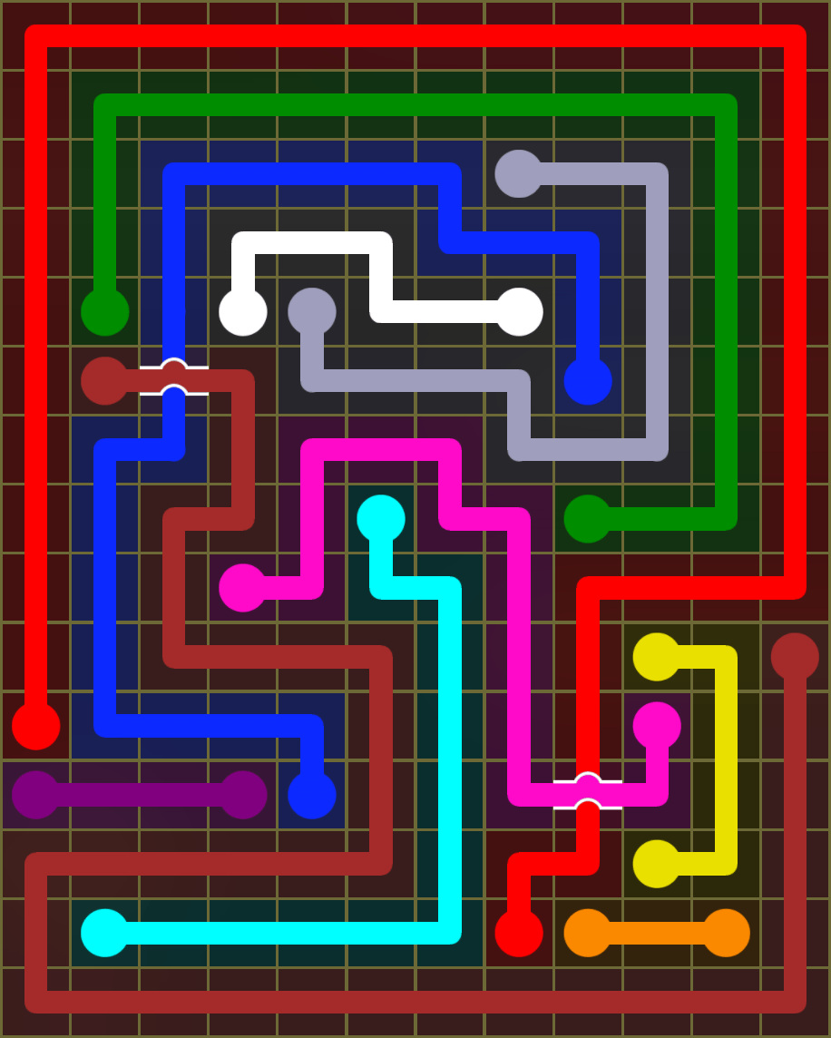 Flow Free 6656 Solution