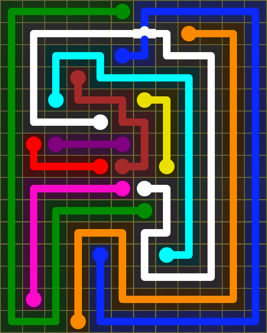 Flow Free 6657 Solution