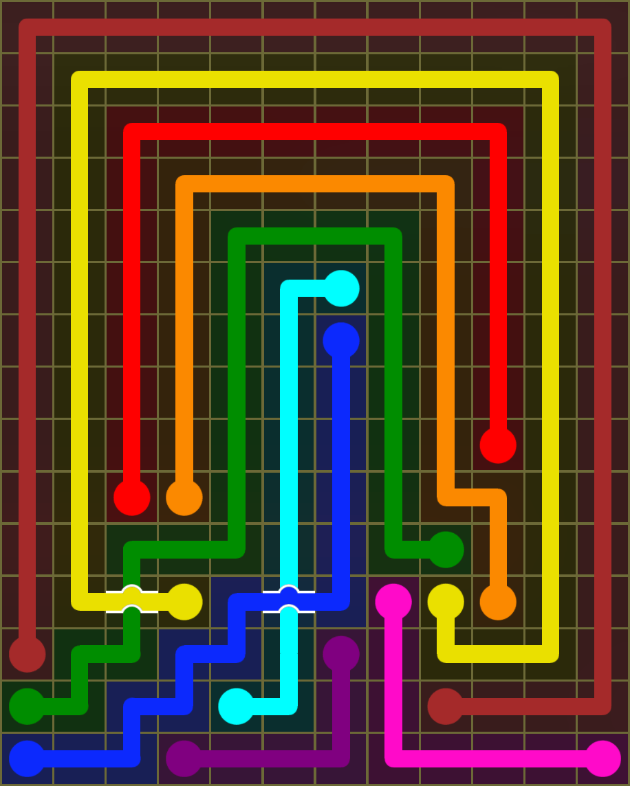 Flow Free 6661 Solution
