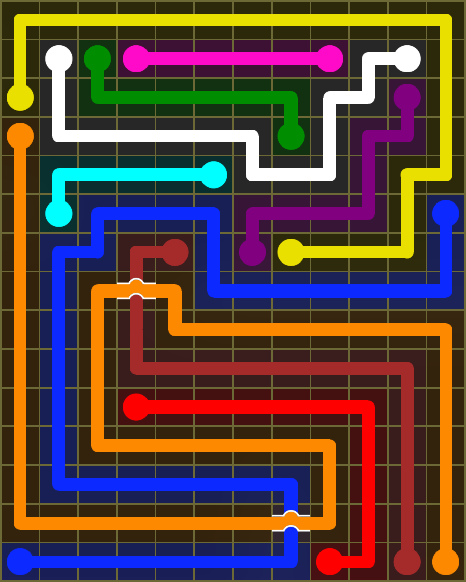 Flow Free 6667 Solution