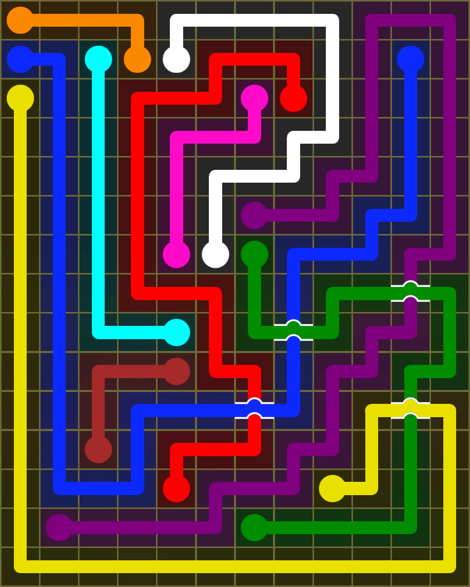 Flow Free 6668 Solution