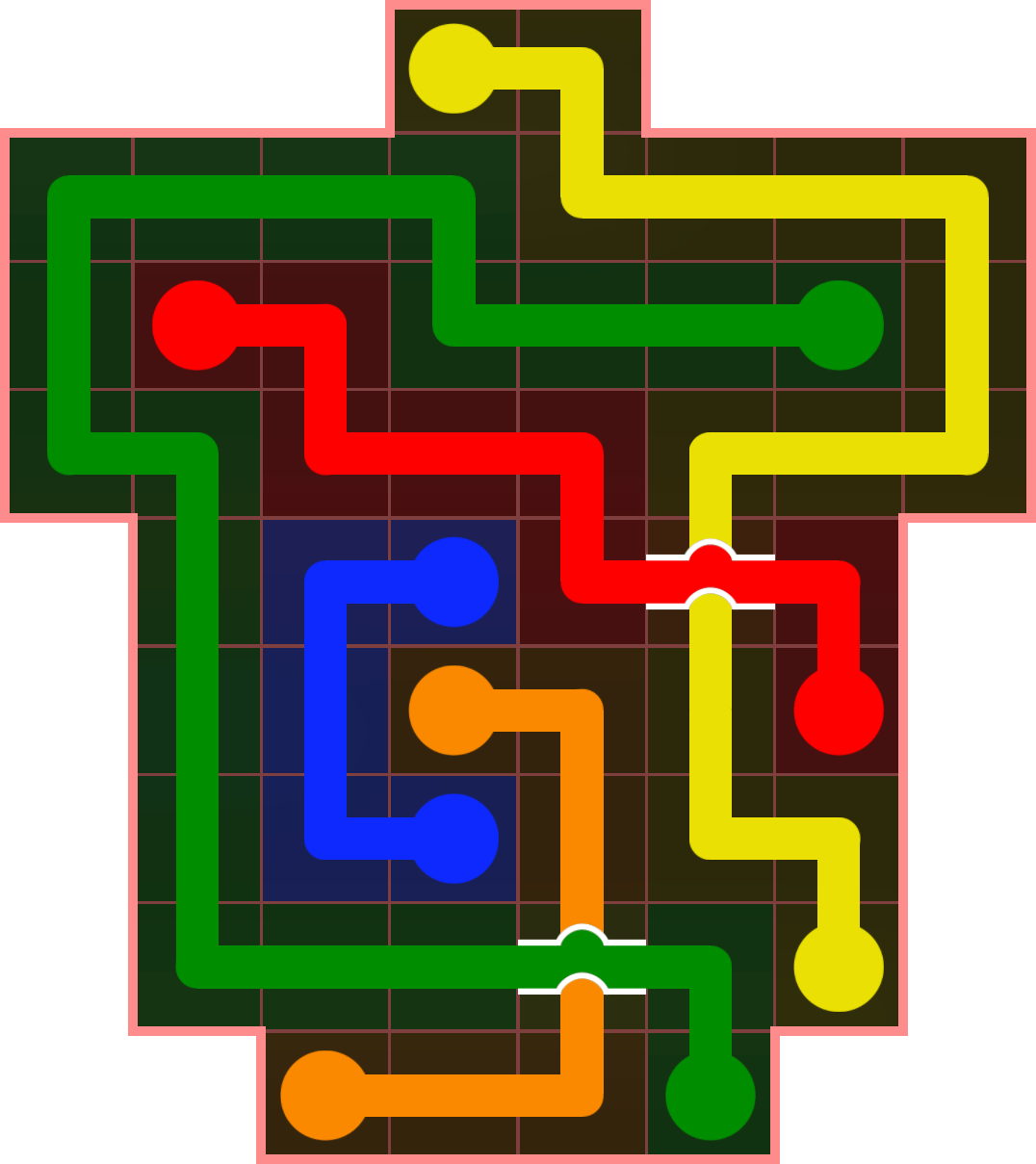Flow Free 4339 Solution