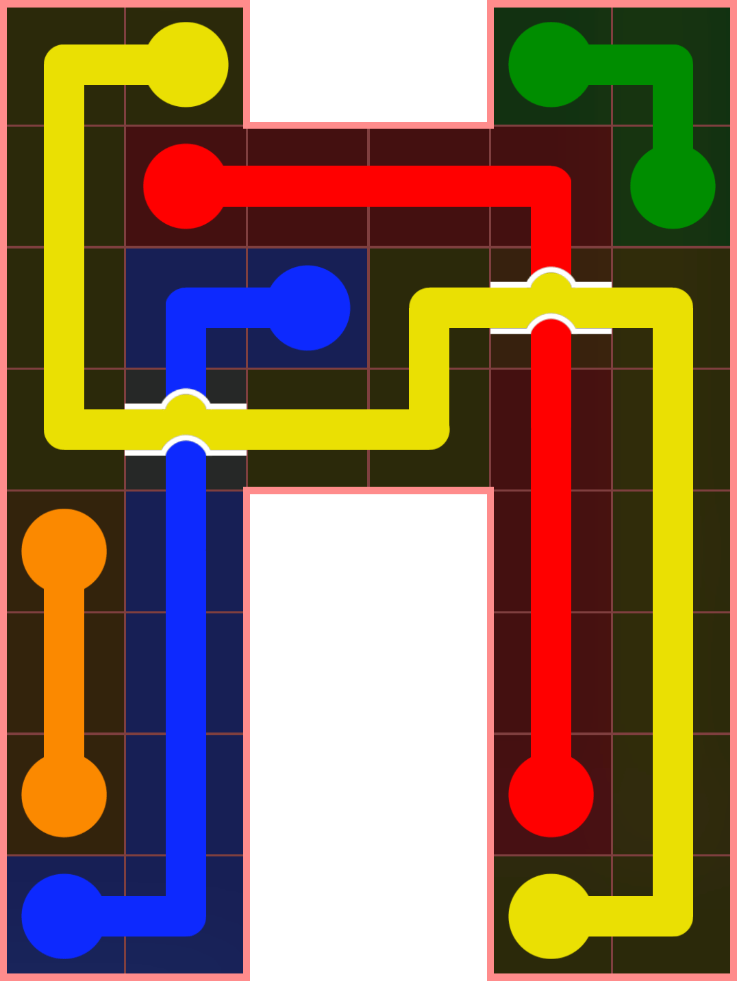 Flow Free 4322 Solution