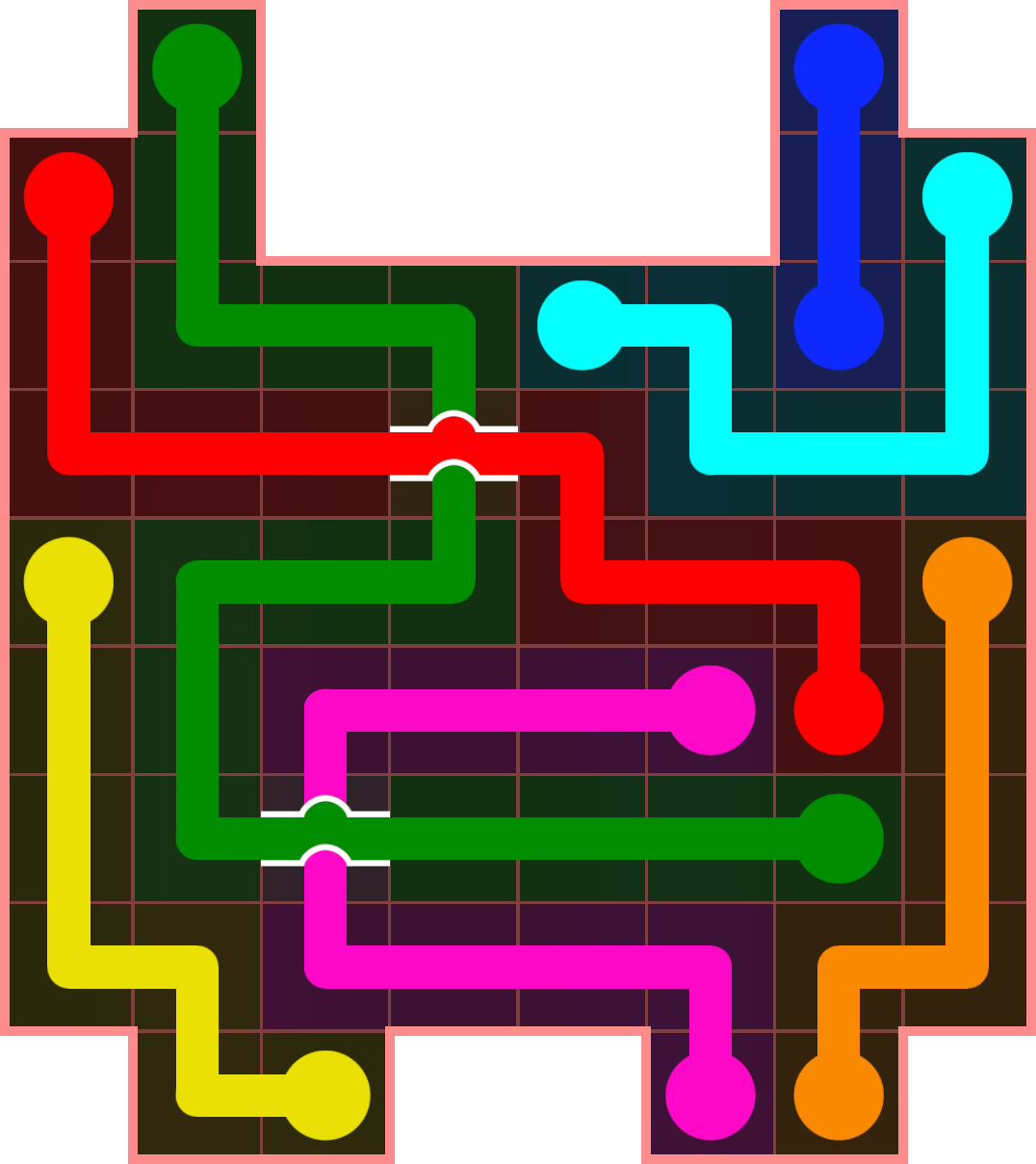 Flow Free 4343 Solution