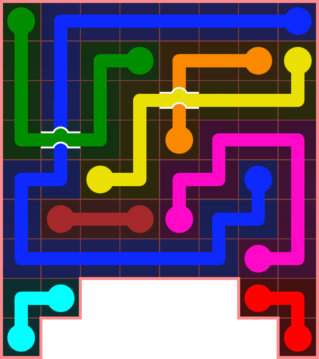 Flow Free 4347 Solution