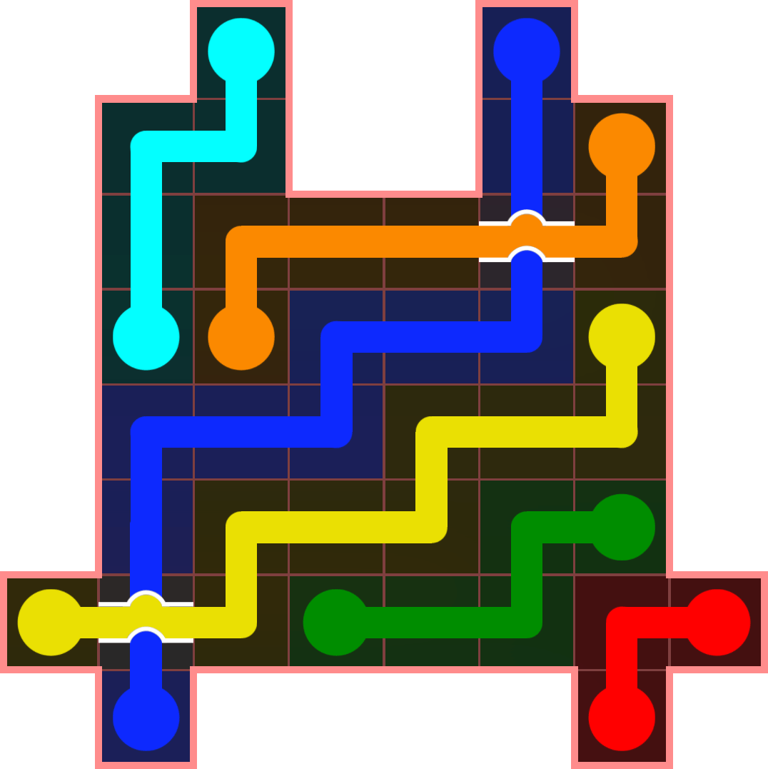 Flow Free 4324 Solution