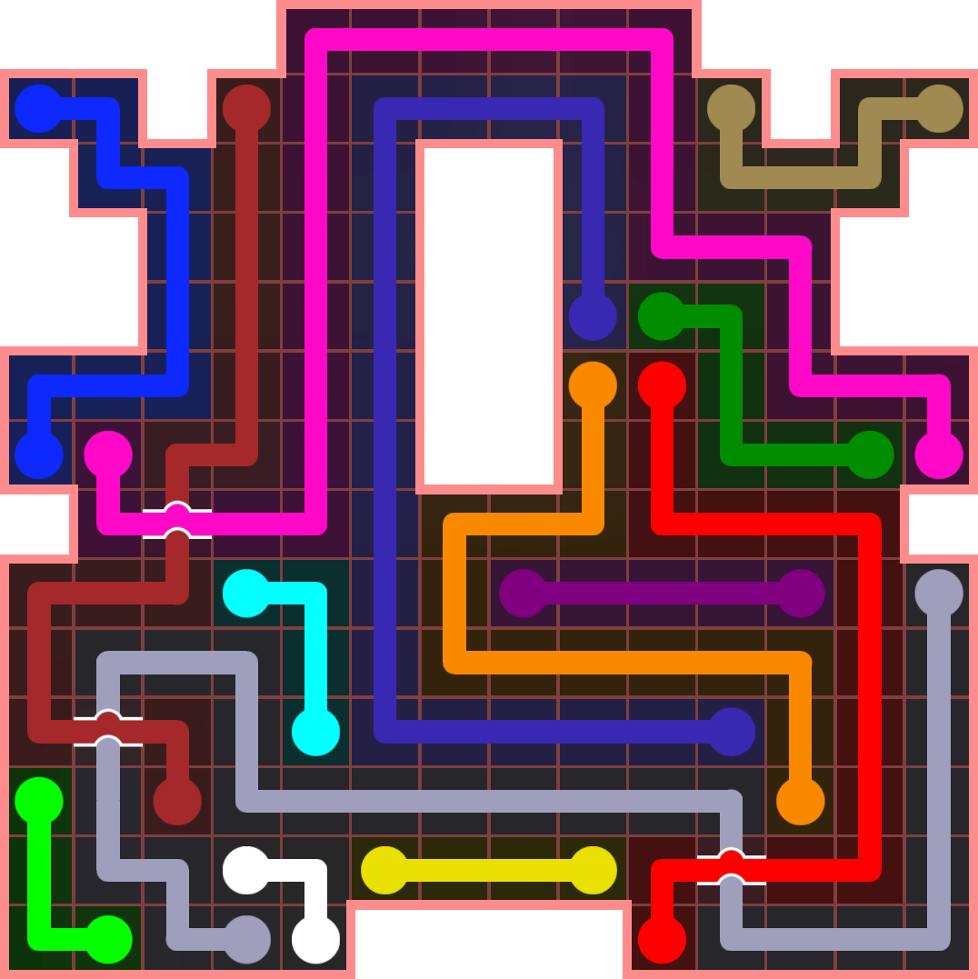 Flow Free 4445 Solution