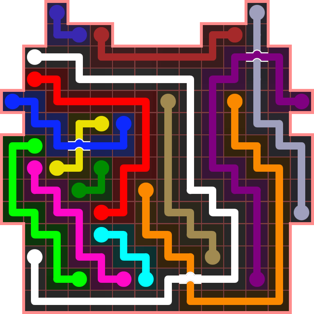 Flow Free 4447 Solution