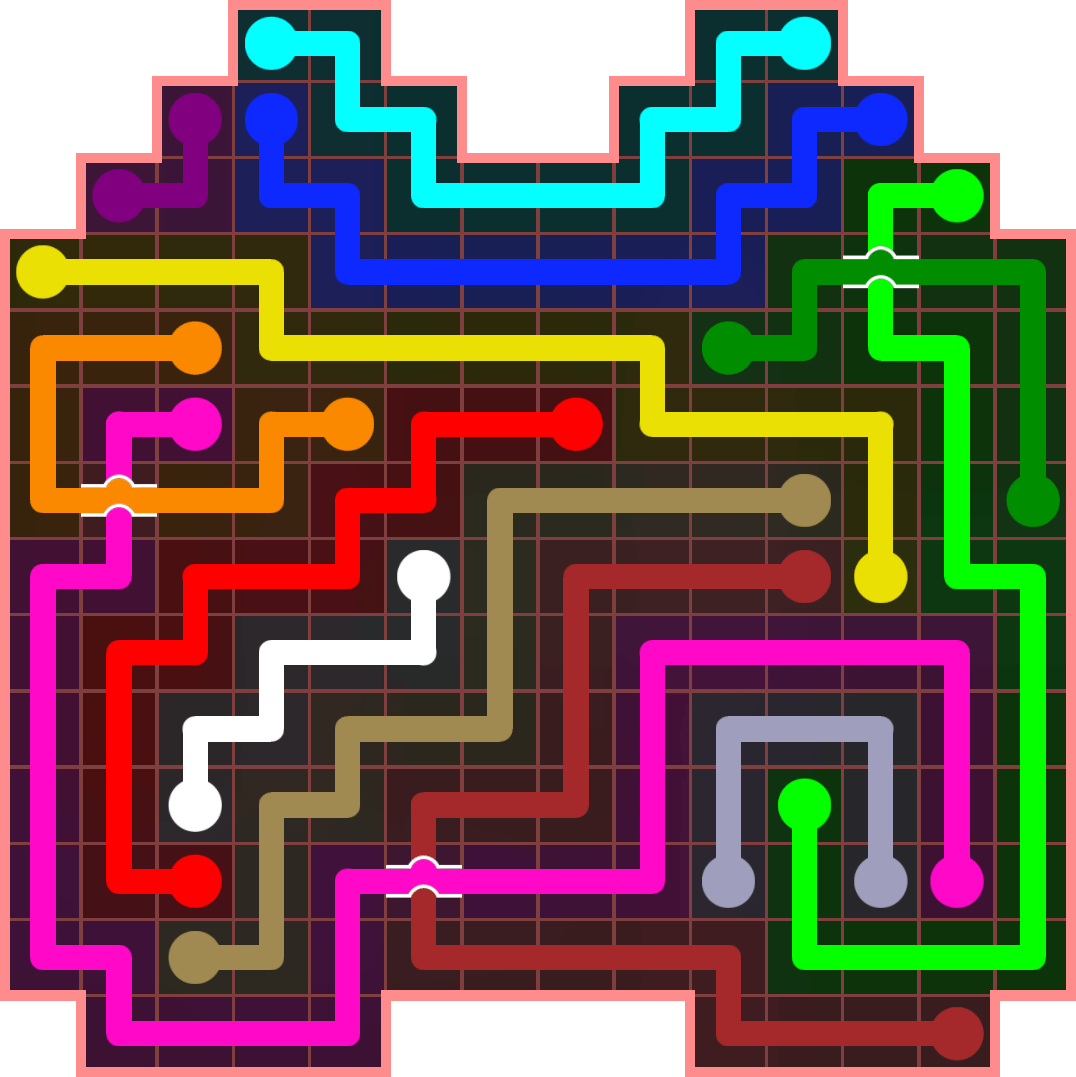 Flow Free 4456 Solution