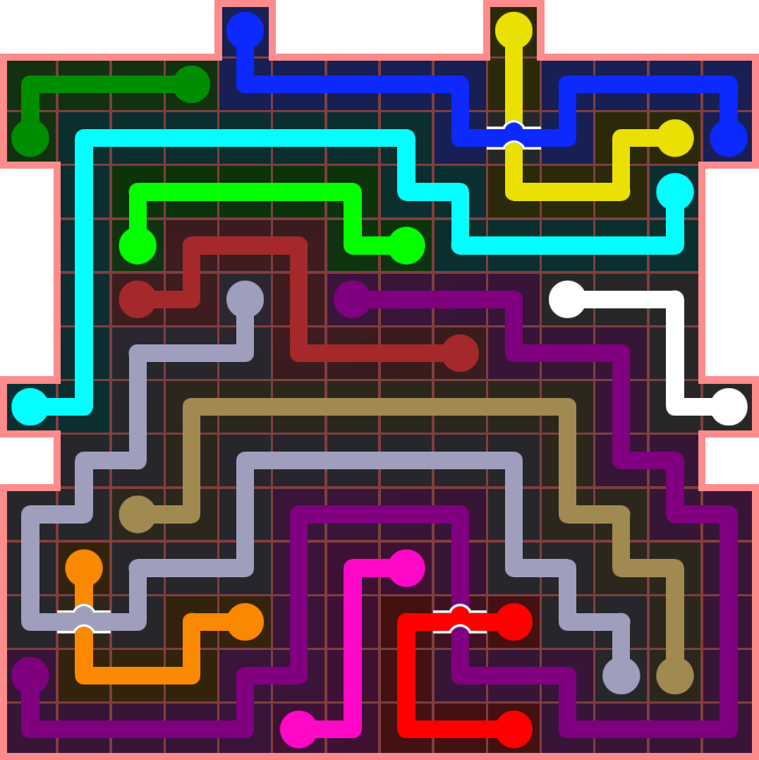 Flow Free 4458 Solution