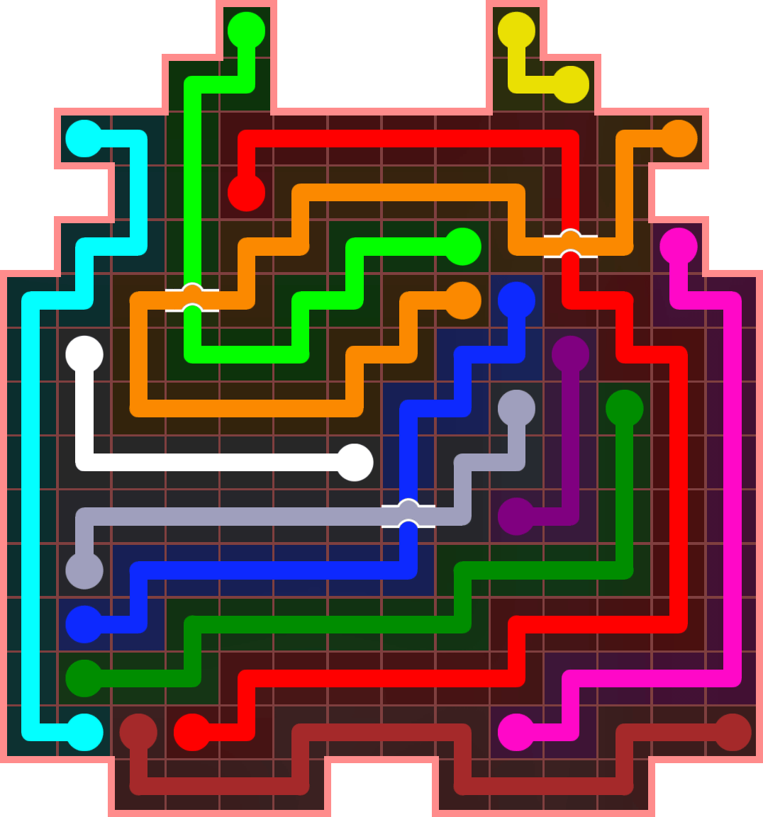 Flow Free 4459 Solution