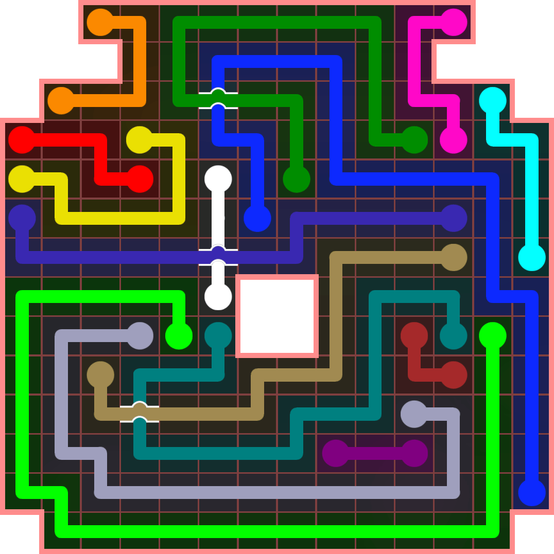 Flow Free 4463 Solution