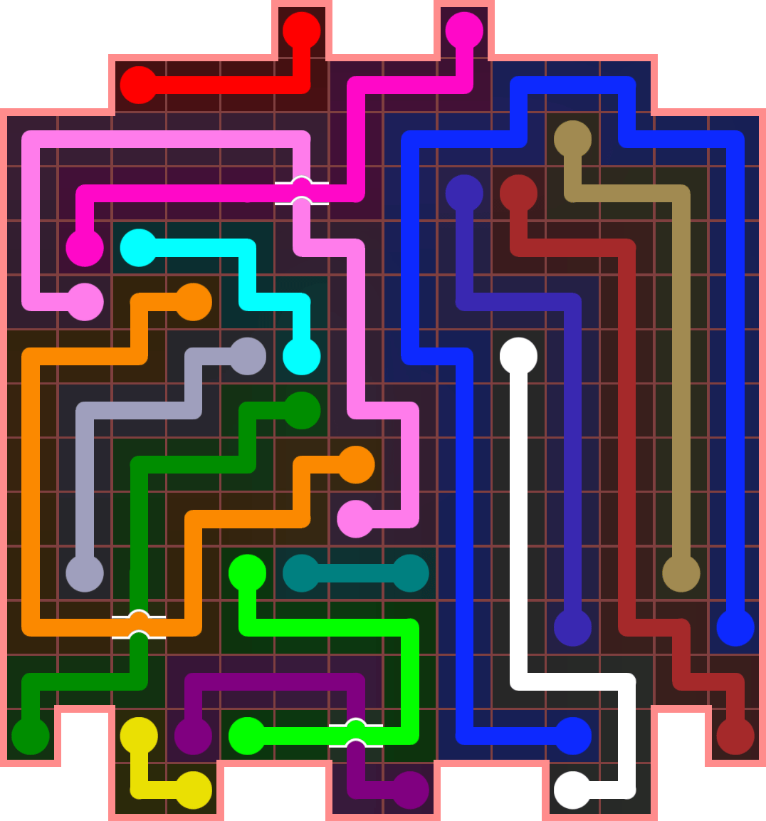 Flow Free 4468 Solution