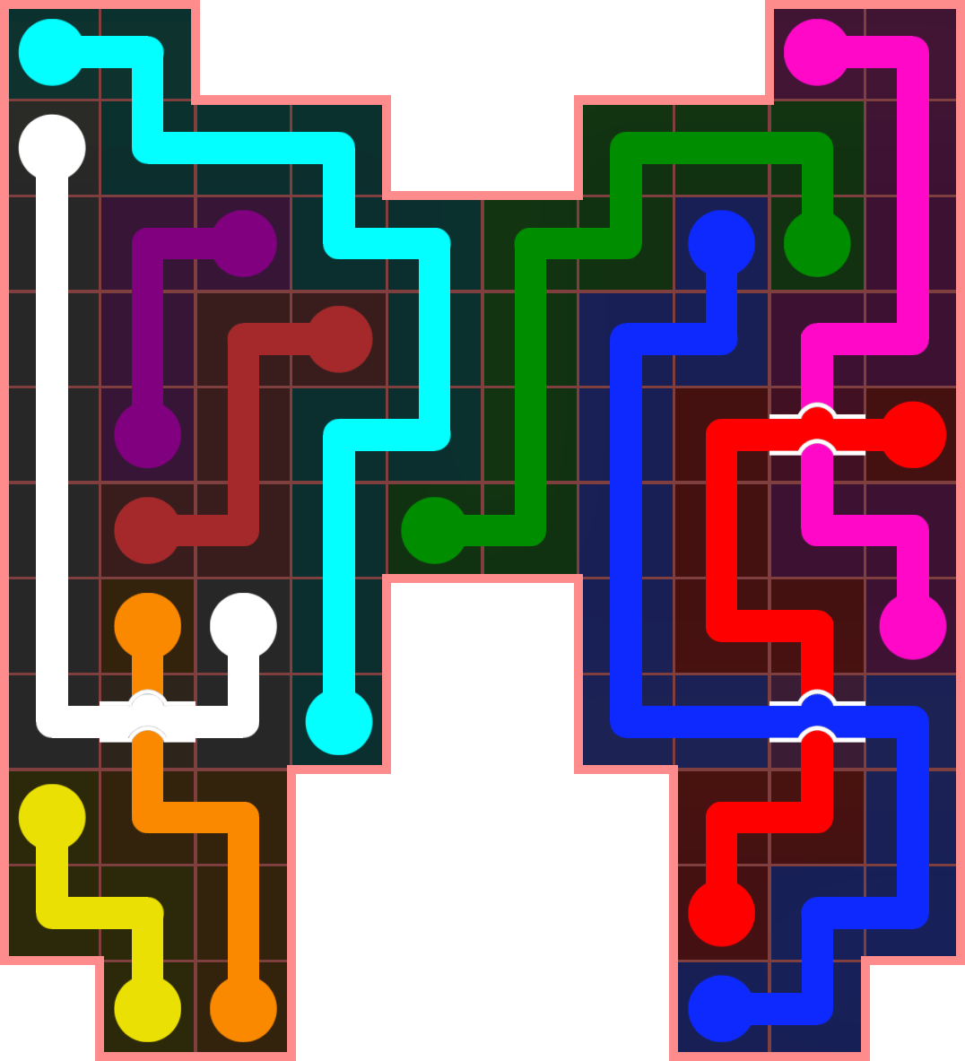 Flow Free 4369 Solution