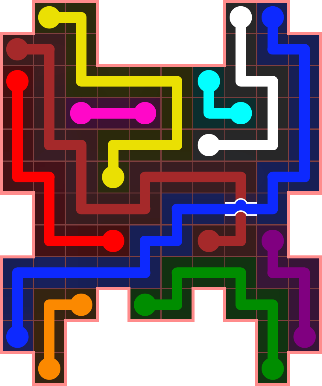 Flow Free 4375 Solution