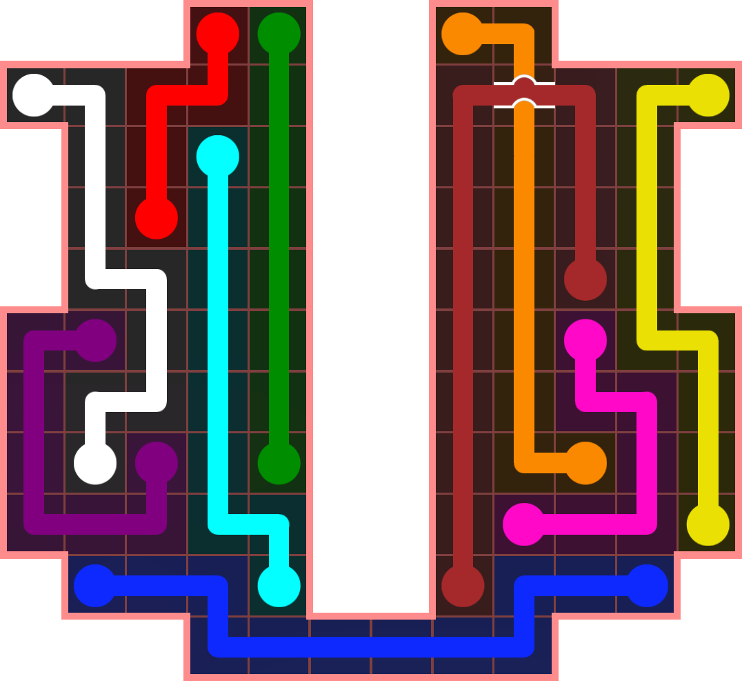 Flow Free 4377 Solution