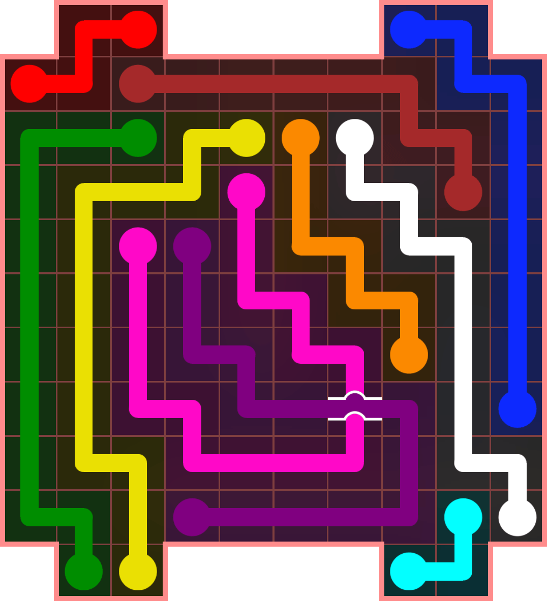 Flow Free 4382 Solution