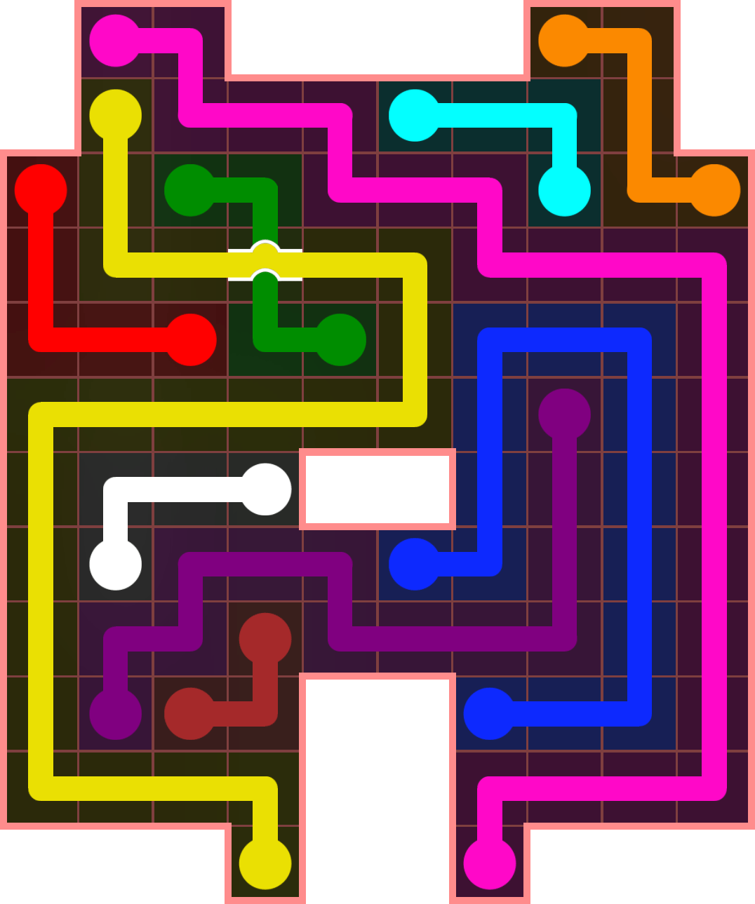 Flow Free 4383 Solution