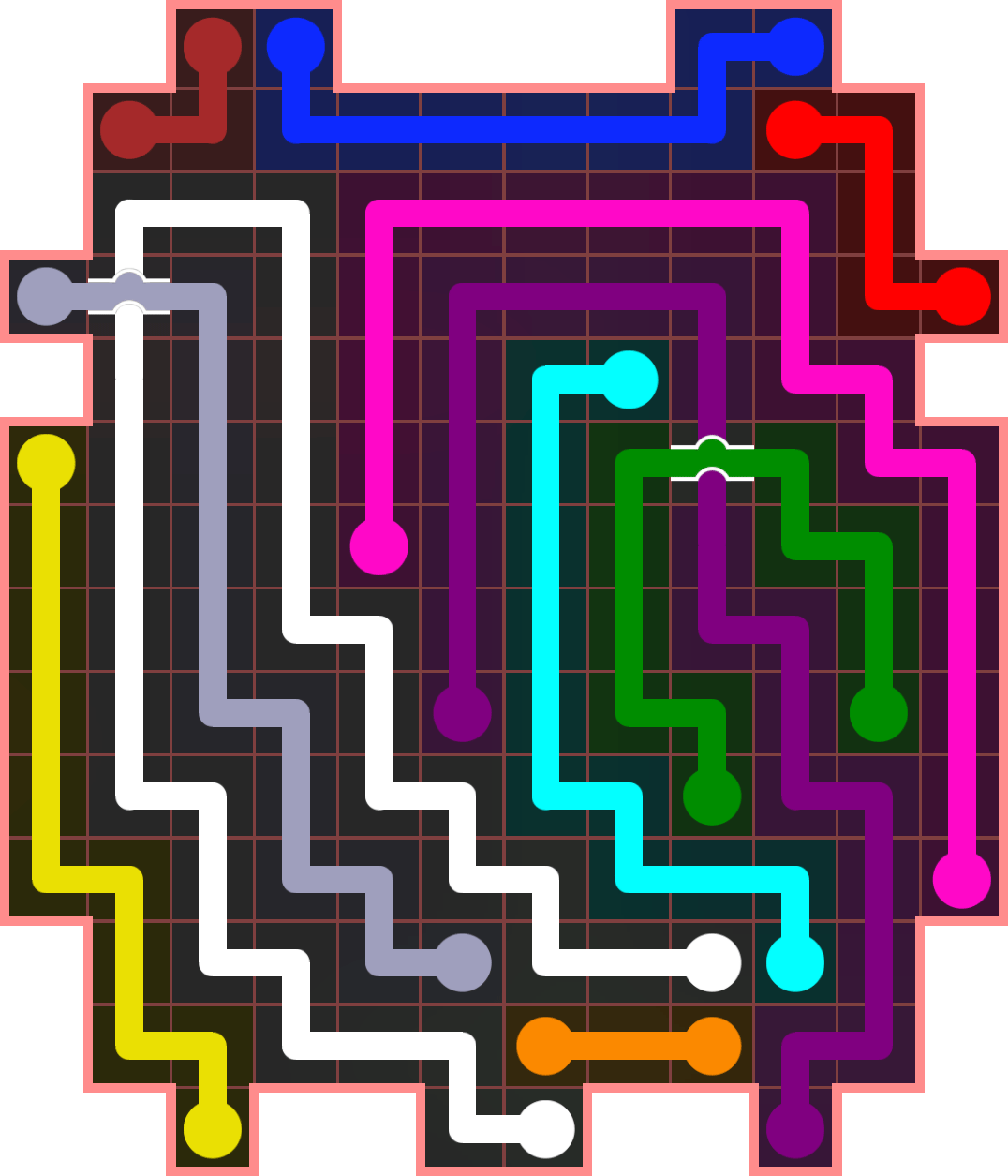 Flow Free 4427 Solution