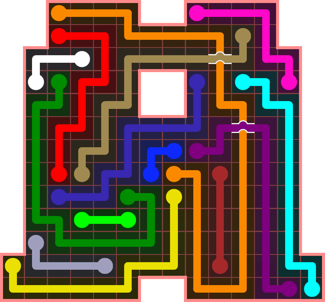 Flow Free 4433 Solution