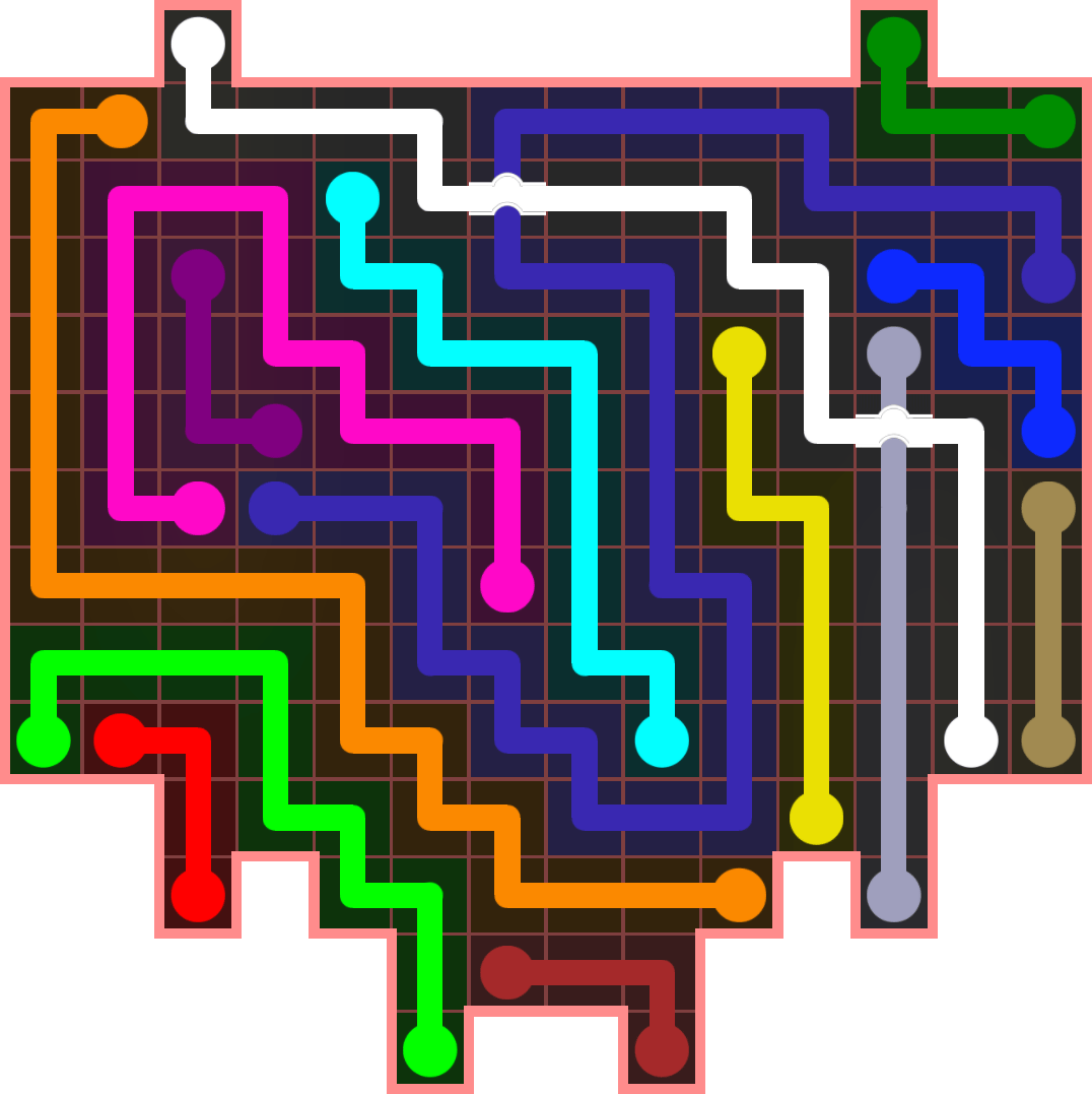 Flow Free 4436 Solution