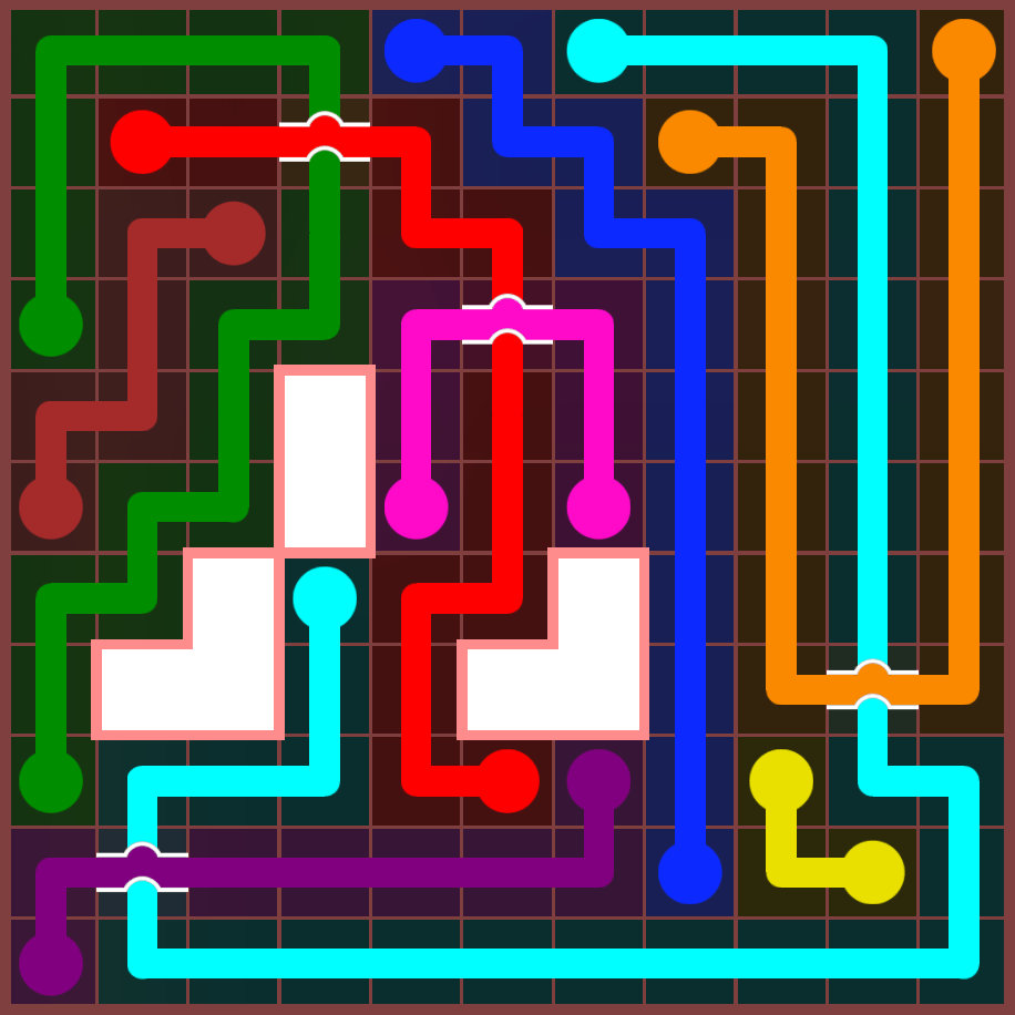Flow Free 4574 Solution