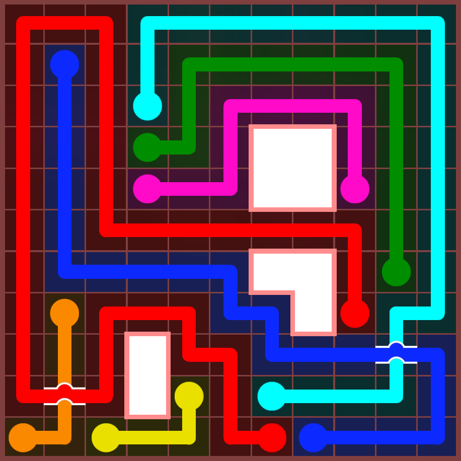 Flow Free 4578 Solution