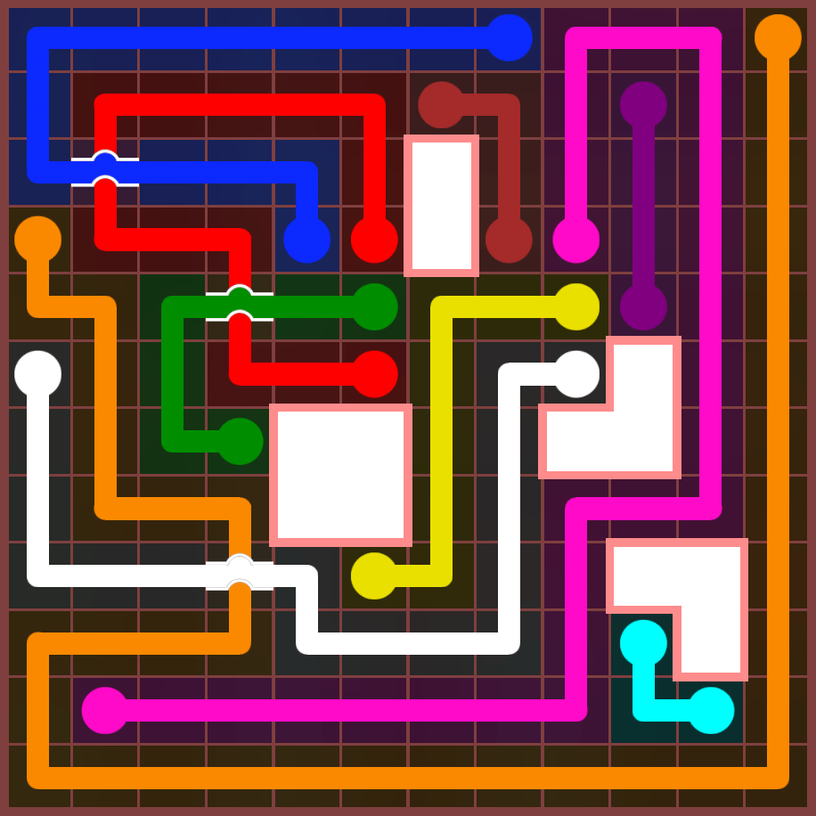 Flow Free 4591 Solution