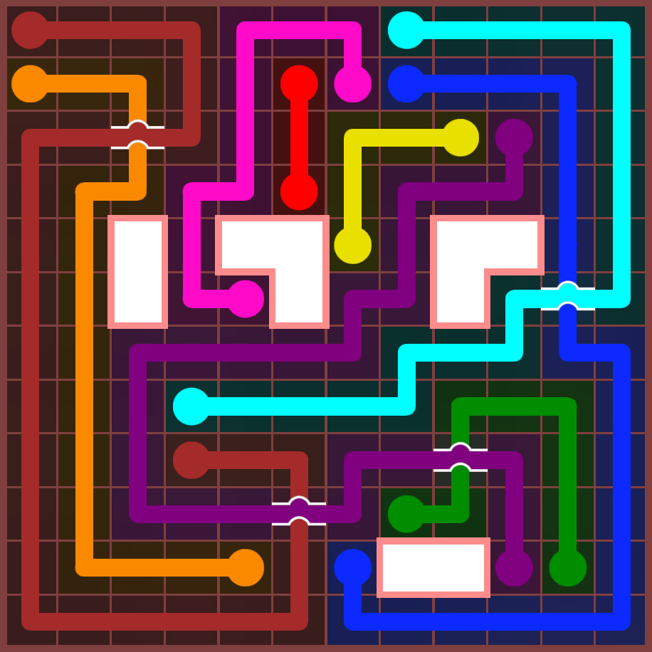 Flow Free 4592 Solution