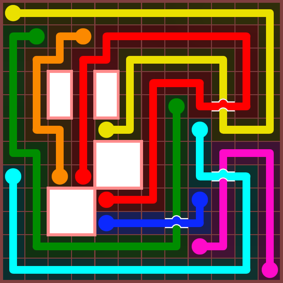 Flow Free 4594 Solution