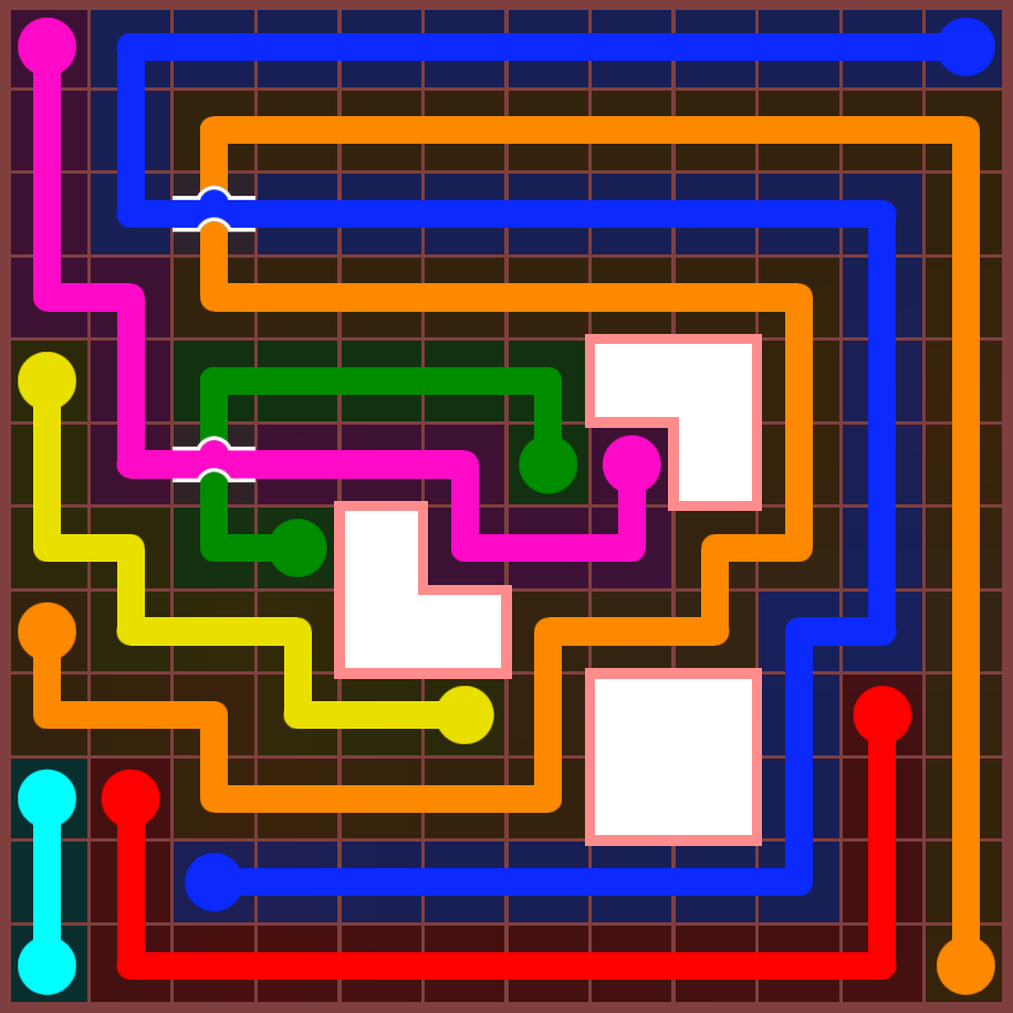 Flow Free 4607 Solution