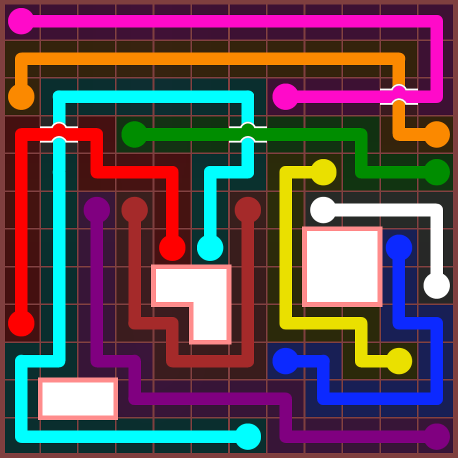 Flow Free 4619 Solution