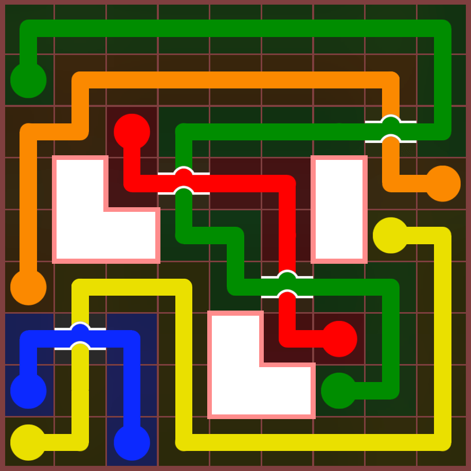 Flow Free 4524 Solution