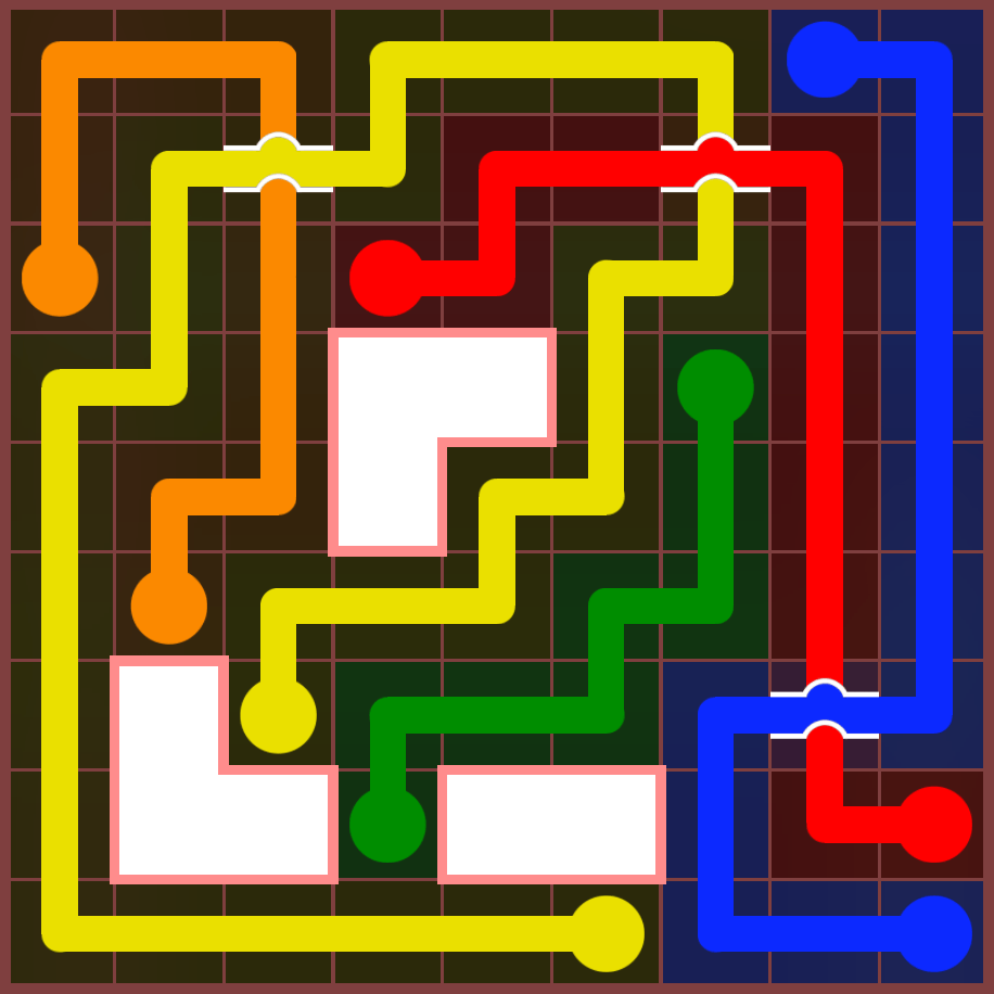 Flow Free 4527 Solution