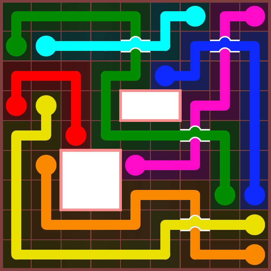 Flow Free 4528 Solution
