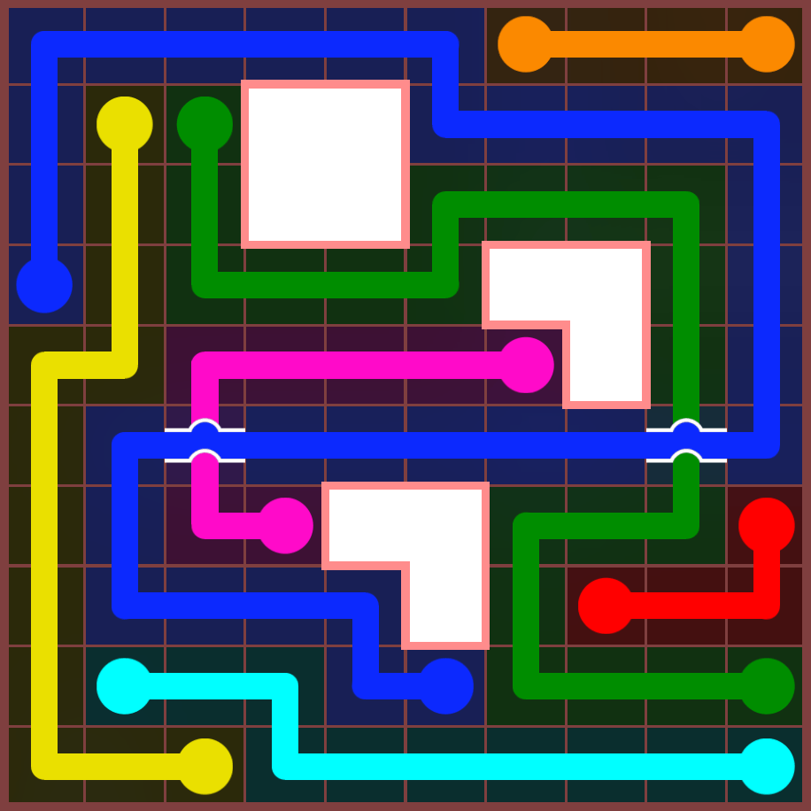 Flow Free 4532 Solution
