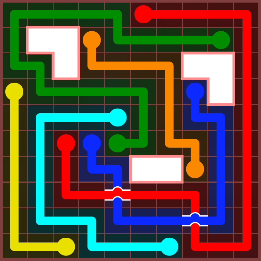 Flow Free 4533 Solution