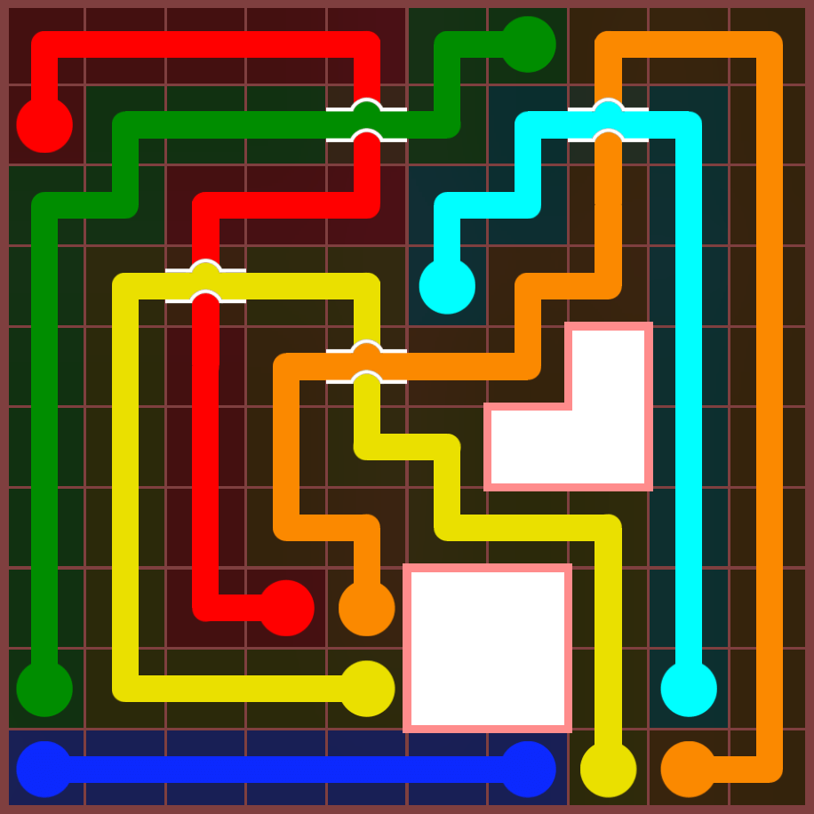 Flow Free 4537 Solution