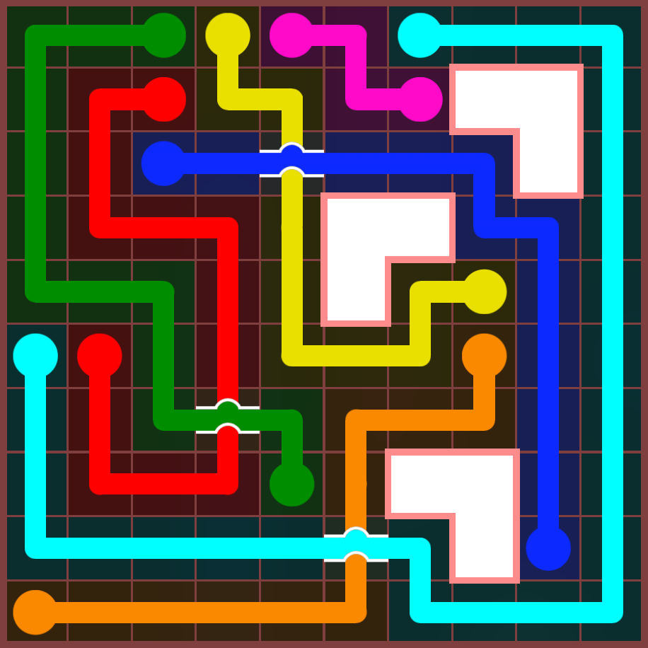 Flow Free 4542 Solution