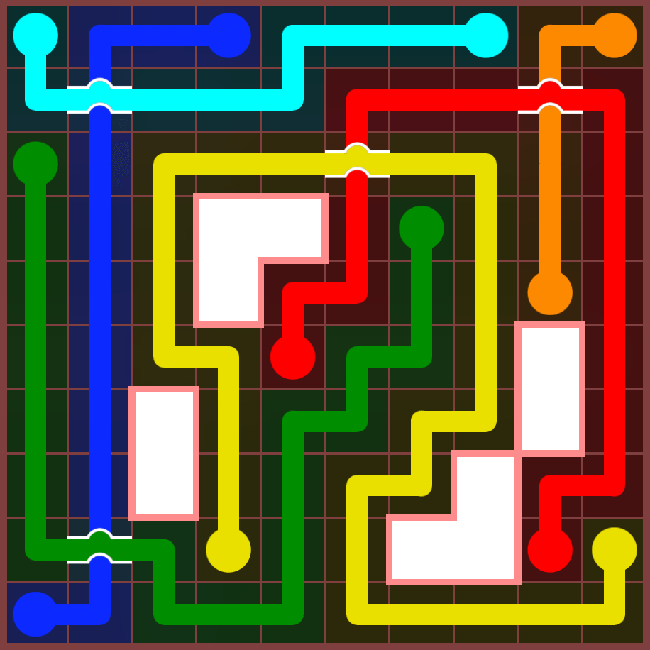 Flow Free 4549 Solution